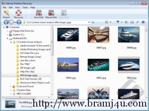 استعادة الملفات المحذوفة