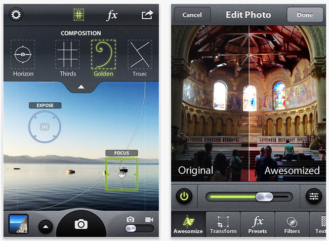 SmugMug-Camera-Awesome-application