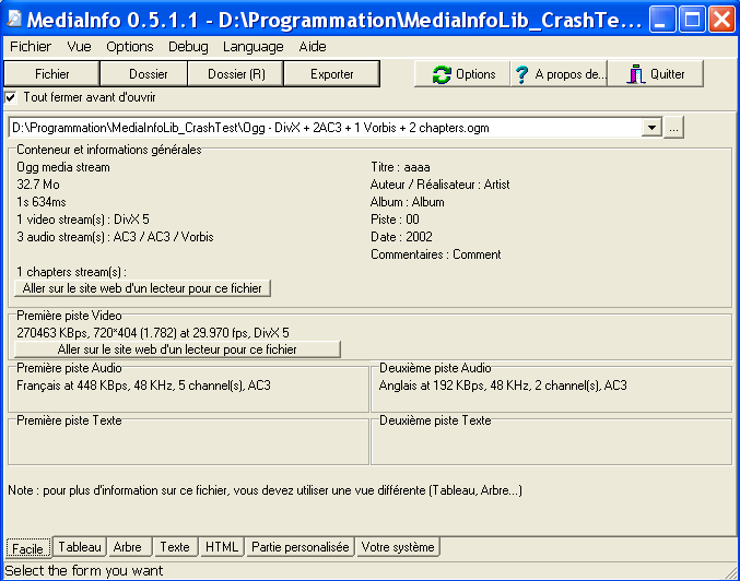 mediainfo_GUI_Easy_fr